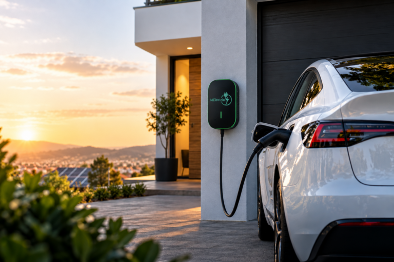 Carregar o carro elétrico em casa com wallbox MElectric